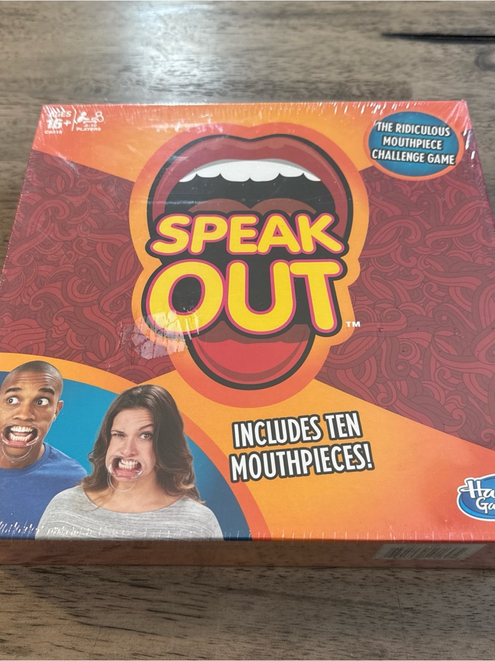 Hasbro Speak Out Game - Orange & Red Packaging